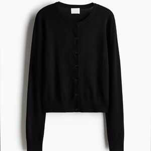 H&M Knit Black Cardigan